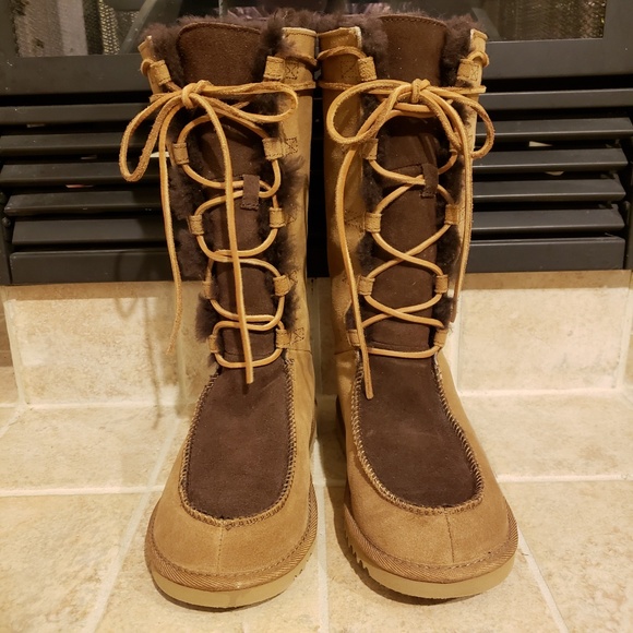 ugg lace up tall boots